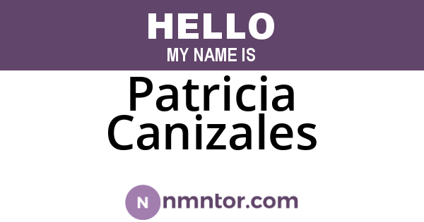 Patricia Canizales
