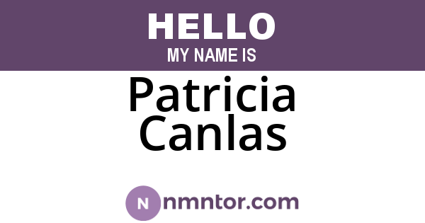 Patricia Canlas