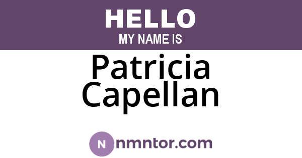 Patricia Capellan