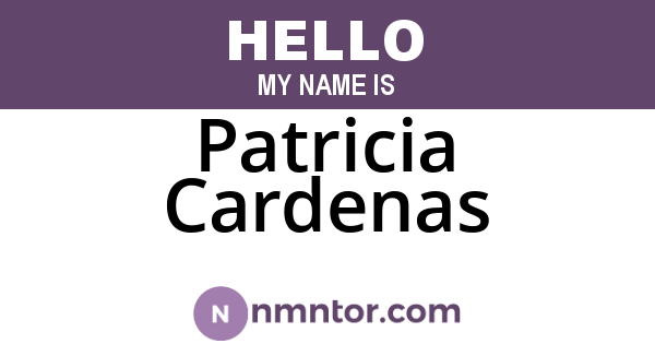 Patricia Cardenas