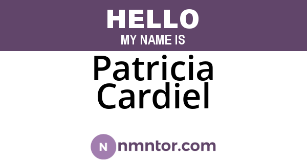 Patricia Cardiel