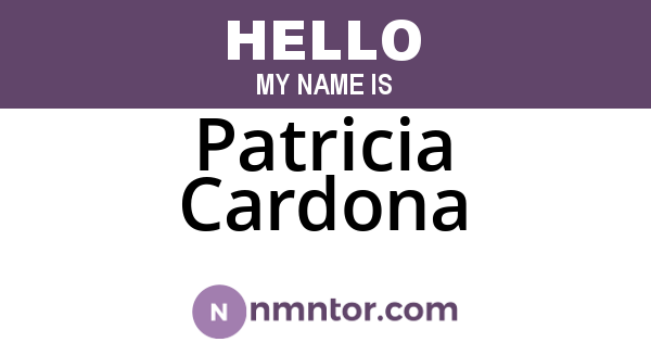 Patricia Cardona