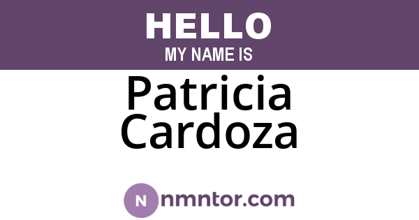 Patricia Cardoza