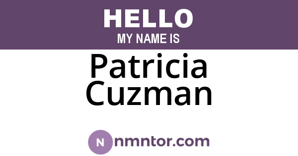 Patricia Cuzman