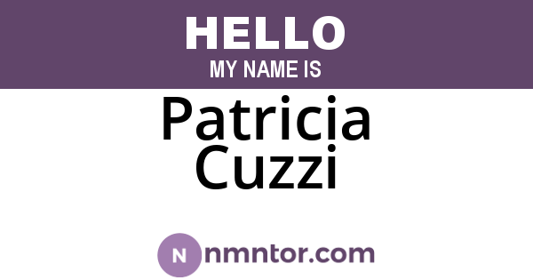 Patricia Cuzzi