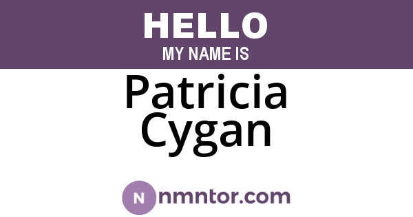 Patricia Cygan