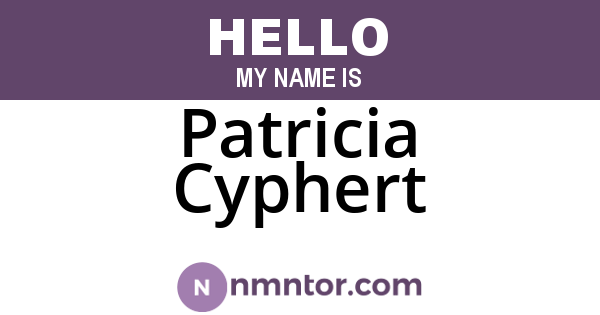 Patricia Cyphert