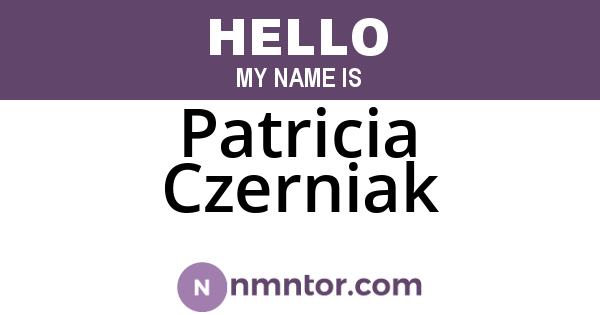Patricia Czerniak