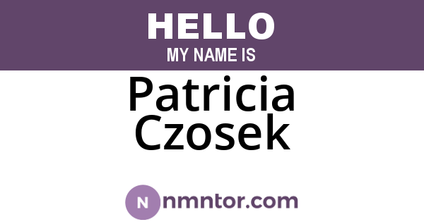 Patricia Czosek
