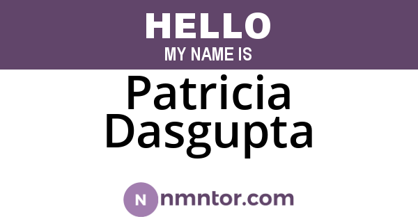 Patricia Dasgupta