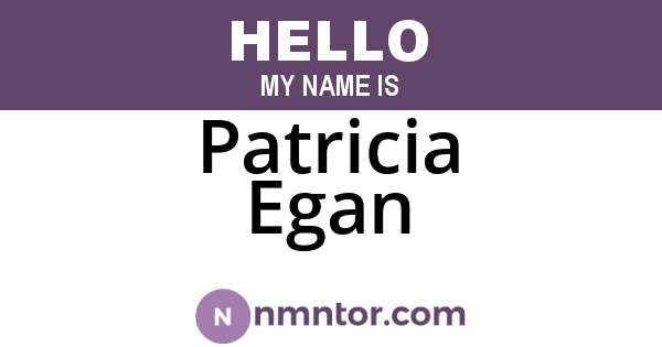 Patricia Egan