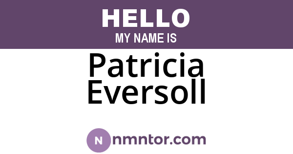 Patricia Eversoll