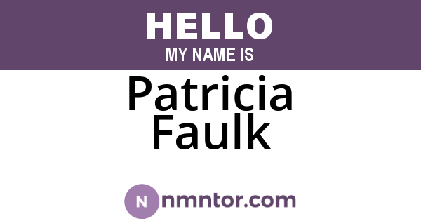 Patricia Faulk
