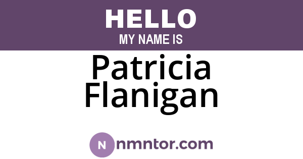 Patricia Flanigan