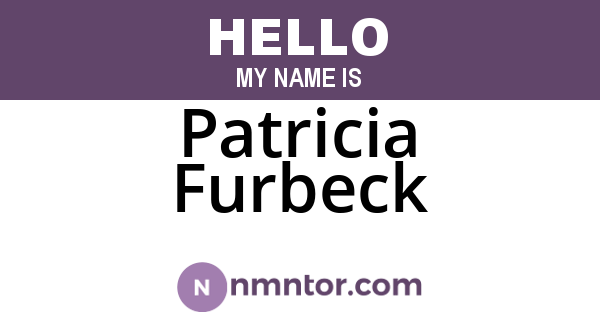 Patricia Furbeck