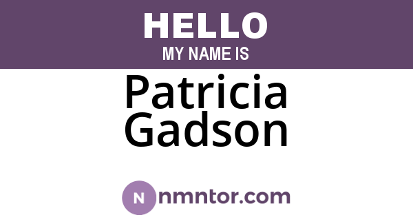 Patricia Gadson