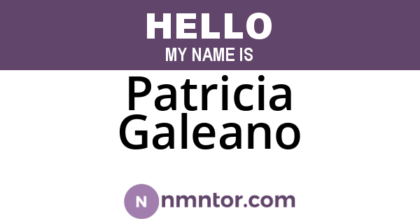 Patricia Galeano