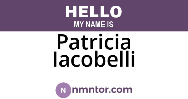 Patricia Iacobelli