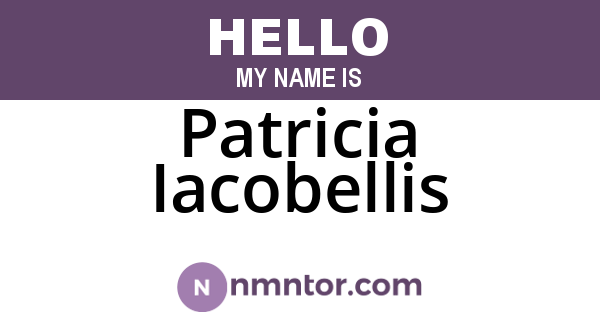 Patricia Iacobellis
