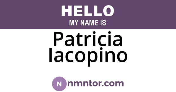 Patricia Iacopino