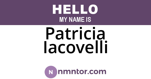 Patricia Iacovelli