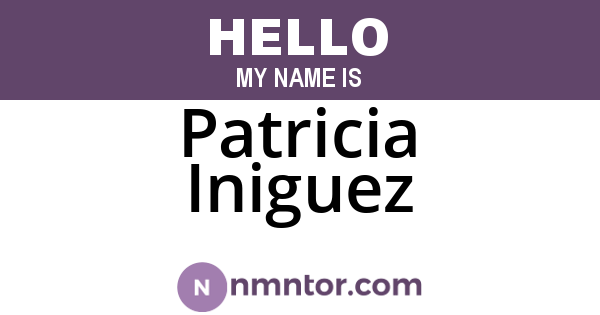 Patricia Iniguez