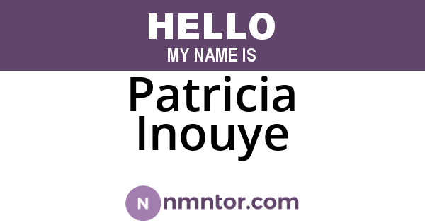 Patricia Inouye