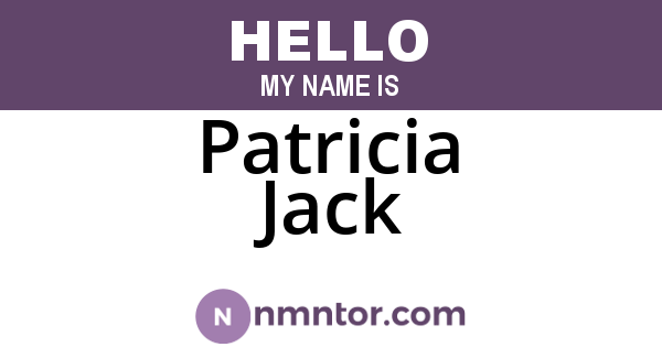 Patricia Jack