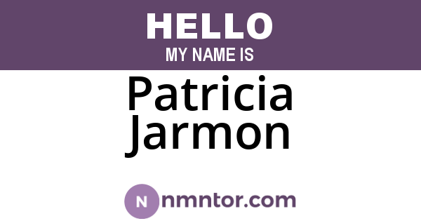 Patricia Jarmon