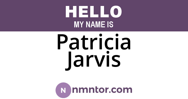 Patricia Jarvis