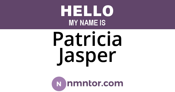 Patricia Jasper