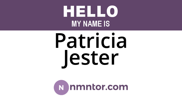 Patricia Jester
