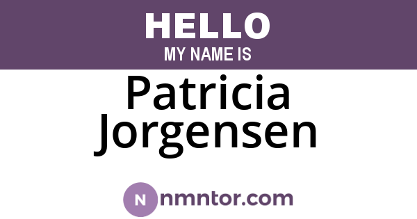 Patricia Jorgensen