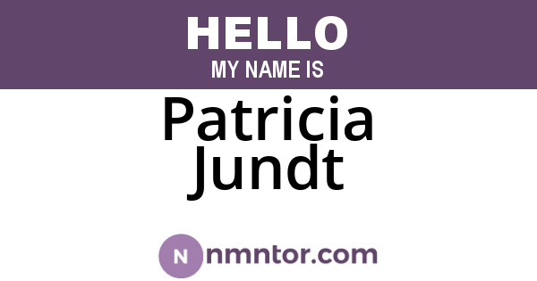 Patricia Jundt