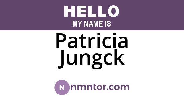Patricia Jungck