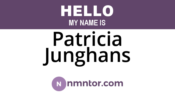 Patricia Junghans