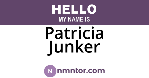 Patricia Junker