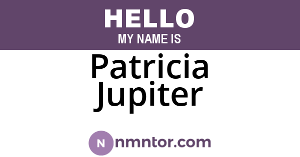 Patricia Jupiter