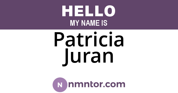 Patricia Juran