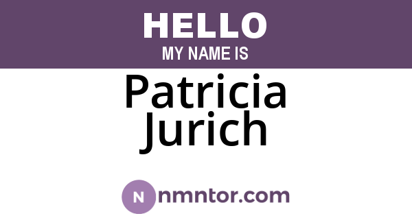 Patricia Jurich