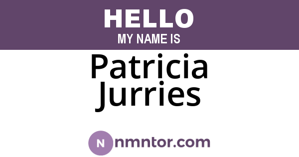 Patricia Jurries