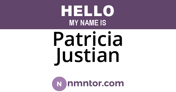 Patricia Justian