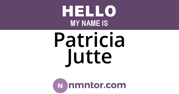 Patricia Jutte