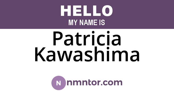 Patricia Kawashima