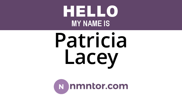 Patricia Lacey