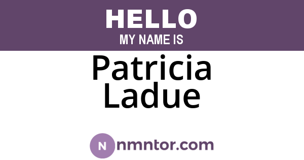 Patricia Ladue
