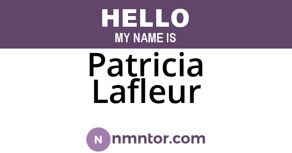 Patricia Lafleur