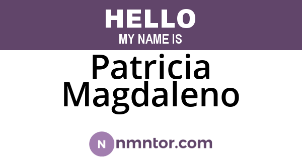 Patricia Magdaleno