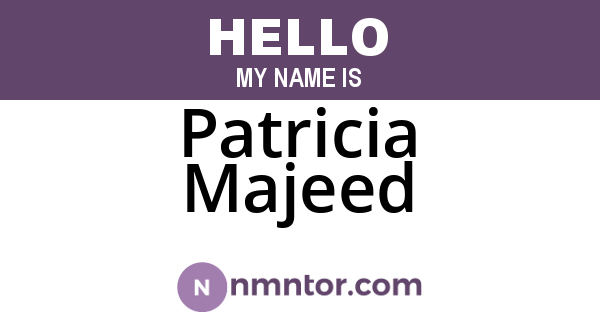 Patricia Majeed