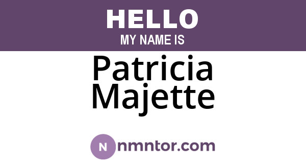 Patricia Majette